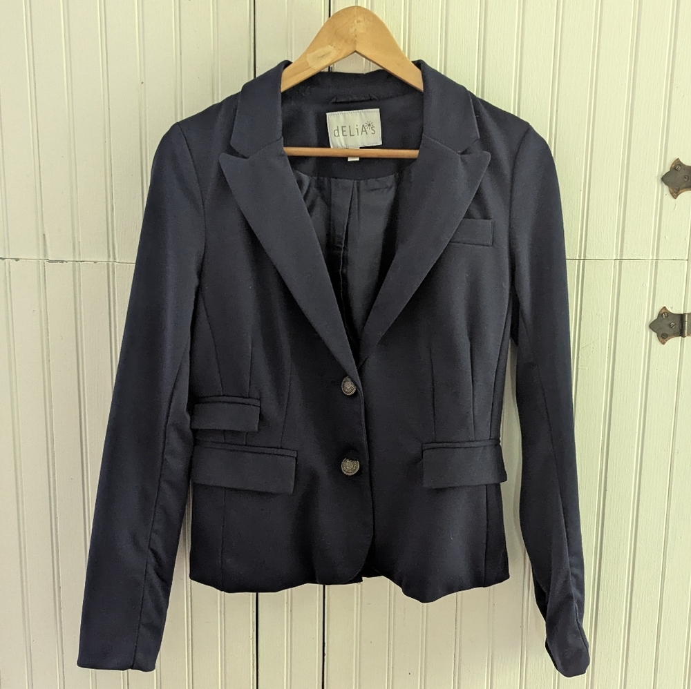 dELiA*s Women's Navy Blazer